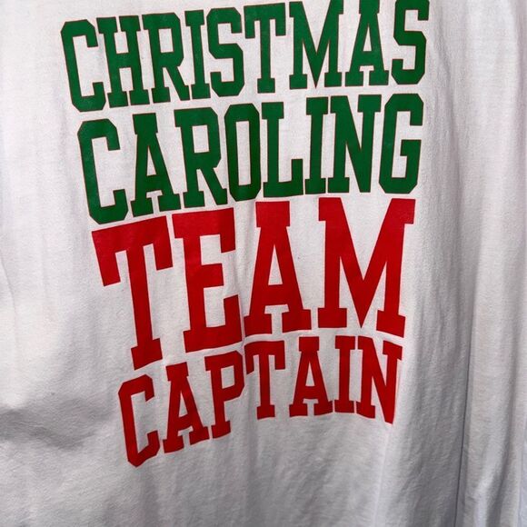 SPORT TEK BRAND WOMENS CHRISTMAS CAROLING SHIRT - Picture 2 of 4